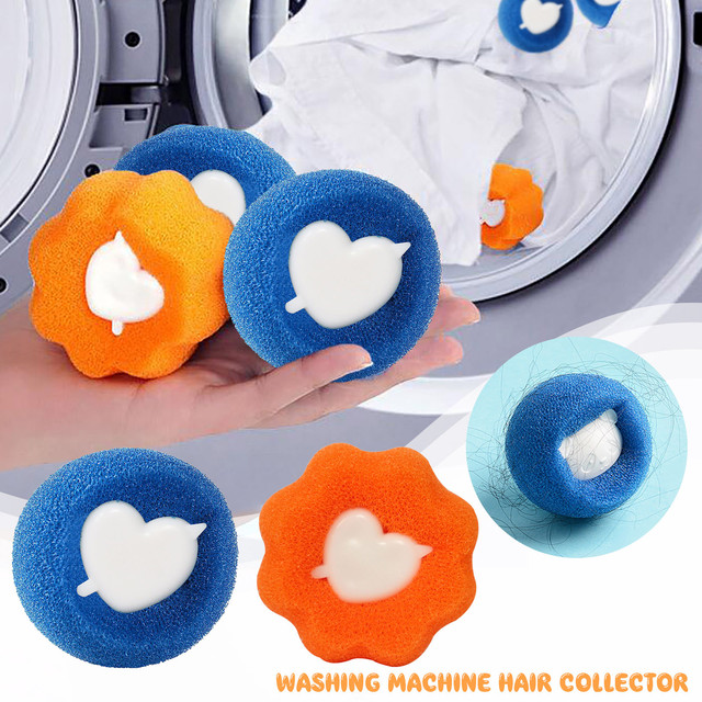 Laundry Ball Kit Reusable Clothes Hair Cleaning Tool Pet Hair